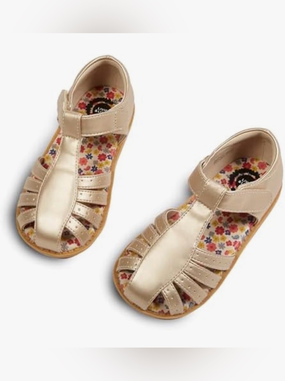 Livie and Luca Paz Fisherman Sandal 
Champagne Gold size 13 new